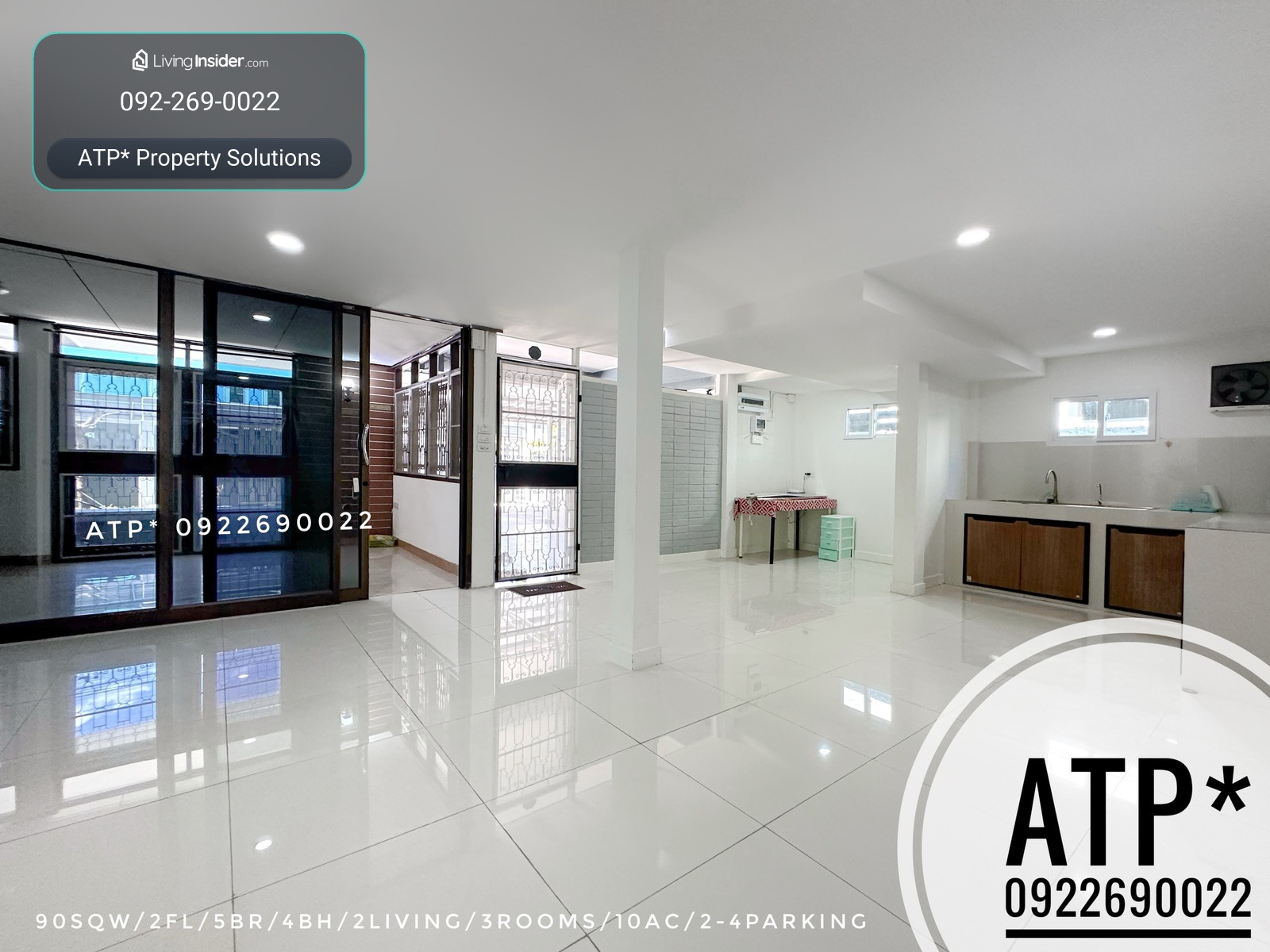 **เช่า 37K** บ้านเดี่ยว90ตรว/2ชั้น/5นอน/4น้ำ/2โถง/3ห้องอเนกประสงค์/2ครัว(ภายใน/ภายนอก)/2-4ที่จอดรถ @ บางกะปิ นวมินทร์ เสรีไทย ใกล้นิดา – รูปที่ 3