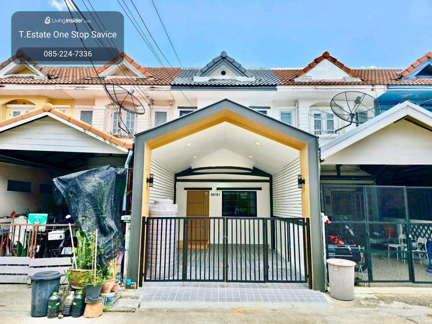 ขายทาวน์เฮ้าส์ 2 ชั้น หมู่บ้านเมืองประชา หทัยราษฎร์ 35 ซาฟารีเวิลด์ แฟชั่นไอส์แลนด์ สนง.เขตคลองสามวา สวนสยาม ตลาดน้ำขวัญเรียม แม็คโคร เลียบคลองสอง รพ.สินแพทย ์ รร.นวมินทราชินูทิศ รร.สาธิตพัฒนา – รูปที่ 2