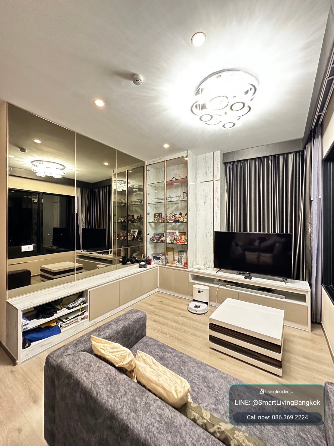 ขายคอนโดหรูชั้นบนสุด (Top Floor ) ขนาด 54.8 ตร.ม. ฟังก์ชันยืดหยุ่น 2 ห้องนอน ทำเลอ่อนนุช พร้อมระบบ Auto Parking และ Shuttle Service ส่ง BTS – รูปที่ 3