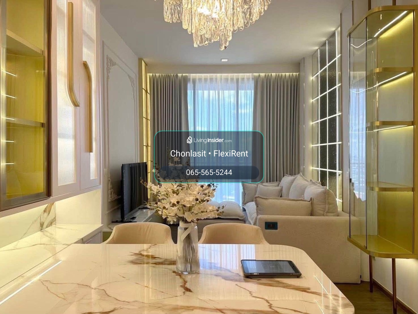 🏙️ The Address Siam-Ratchathewi 2 ห้องนอน 70 ตร.ม. ชั้น 30 ห้องแต่งหรู ใกล้ BTS ราชเทวี 150 เมตร – รูปที่ 2