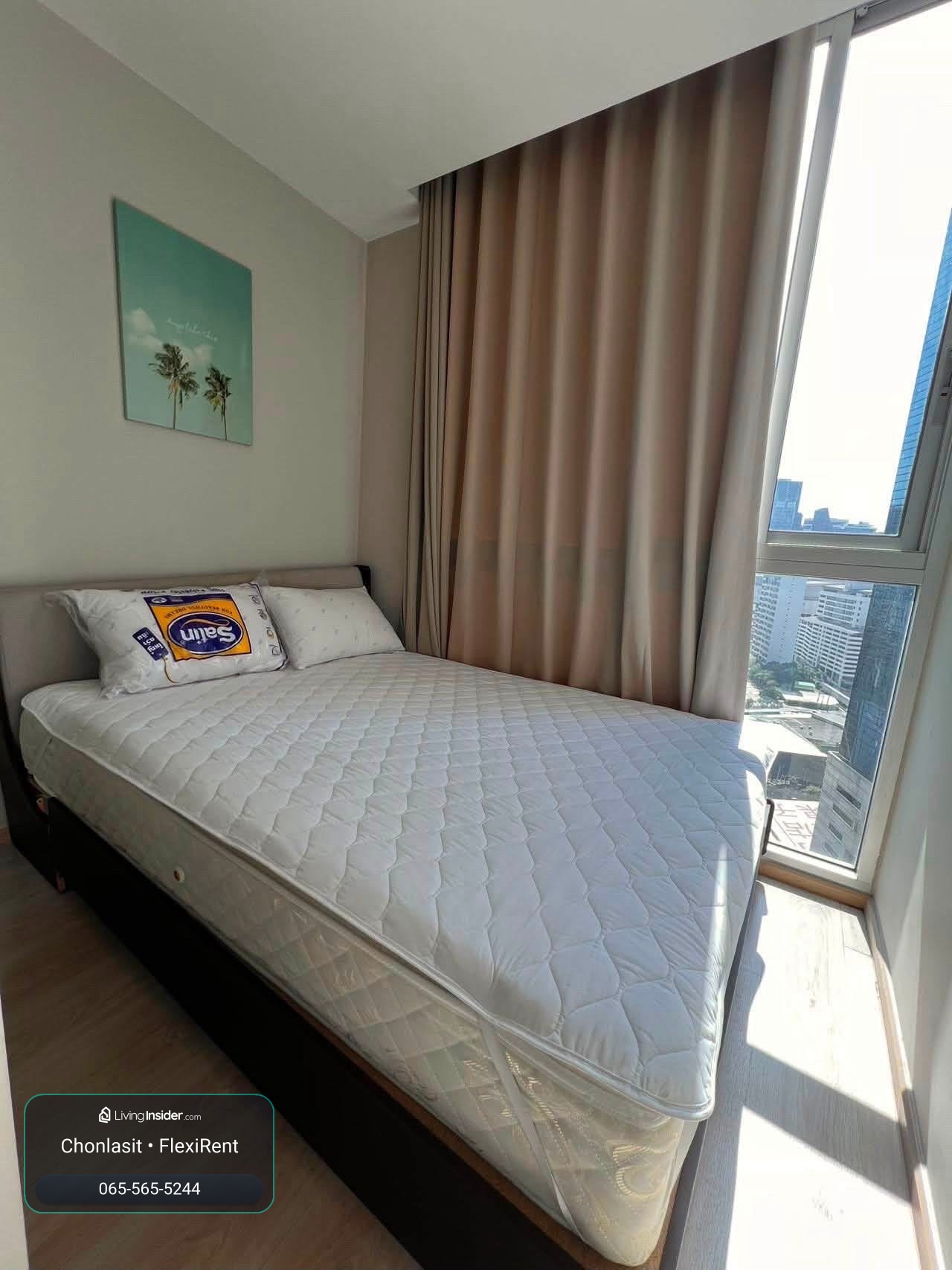 🏙️✨ For rent Noble Revolve Ratchada 2 | Large room, 2 bedrooms, next to MRT Cultural Center ✨🏙️ – รูปที่ 4