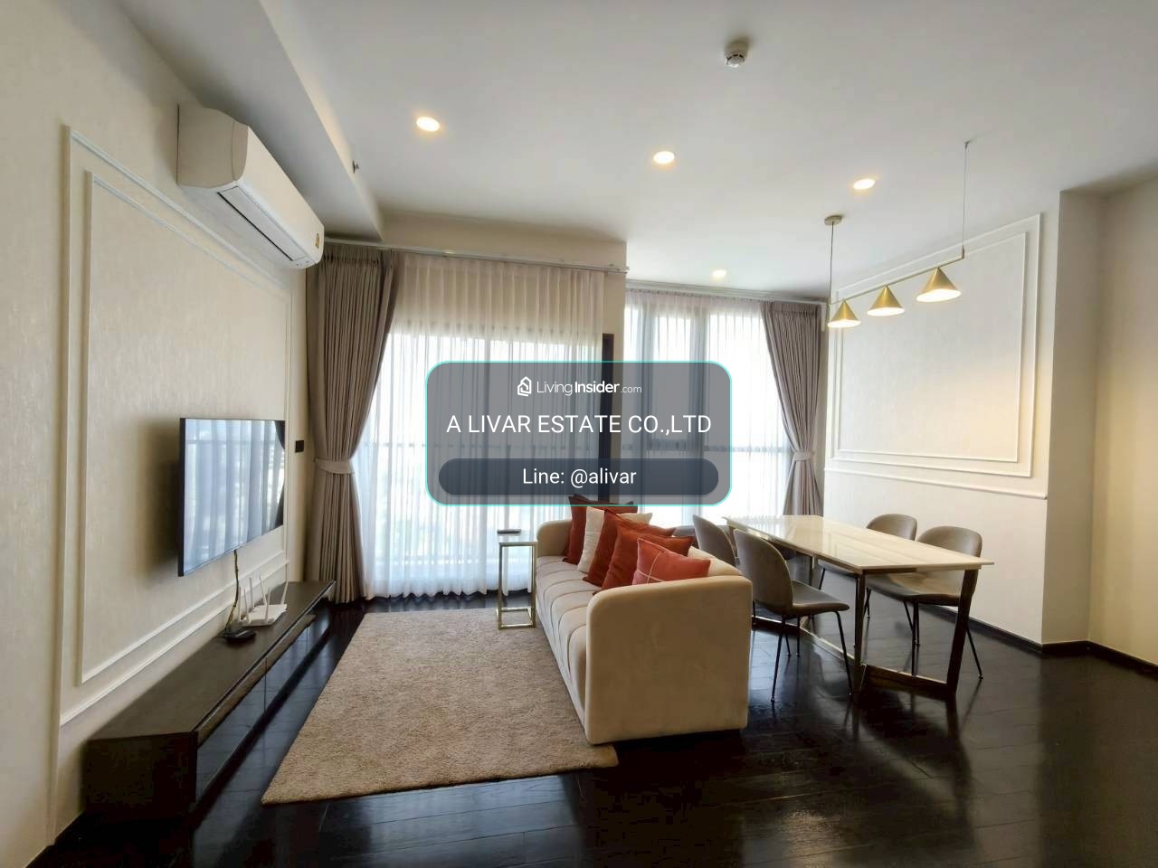 RC073326 Condo 2 Bedroom for rent at Park Origin Thonglor ใกล้ BTS ทองหล่อ – รูปที่ 3