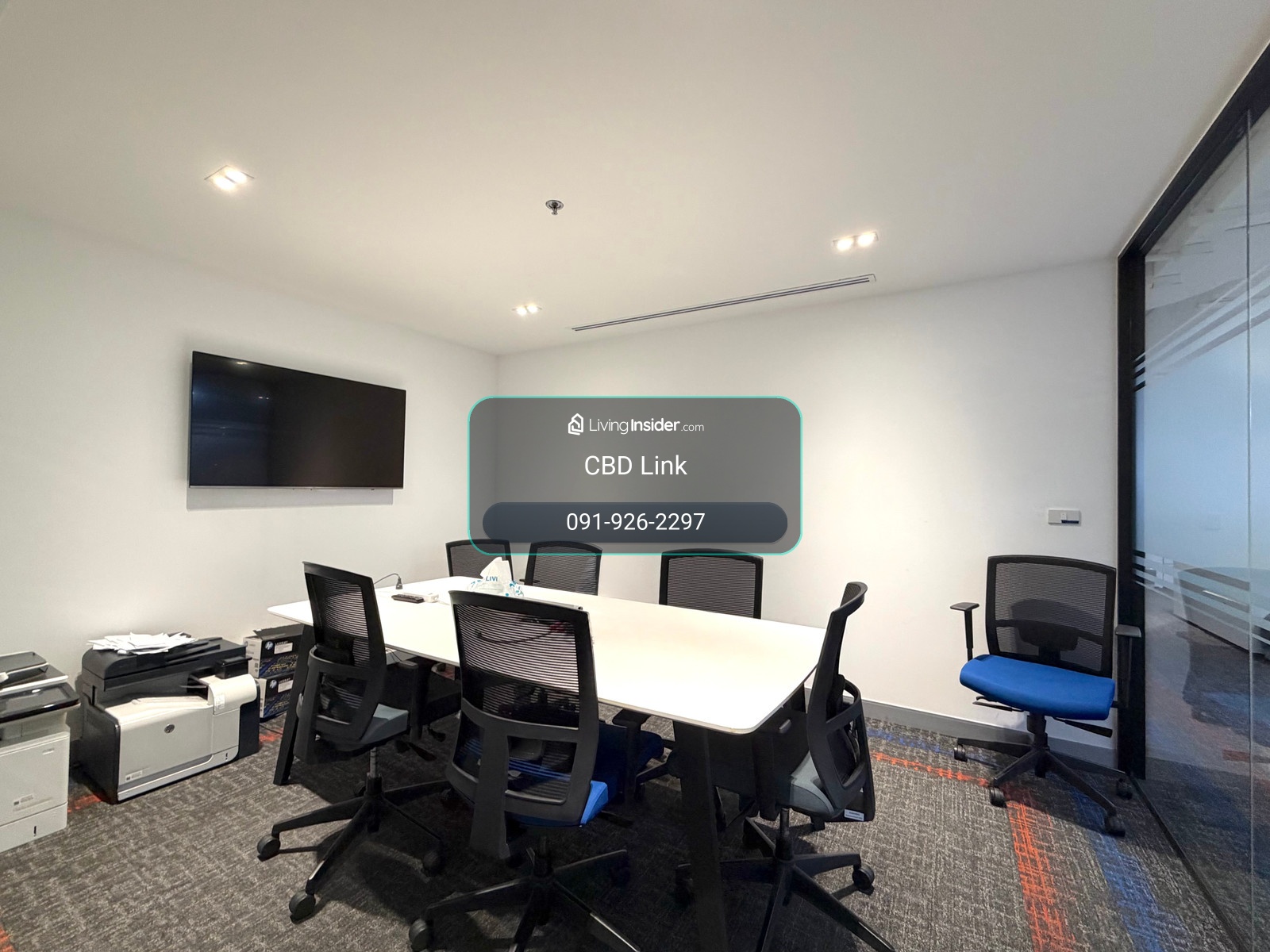 Beautifully decorated office with 24Hr air con, Next to BTS Surasak. – รูปที่ 4