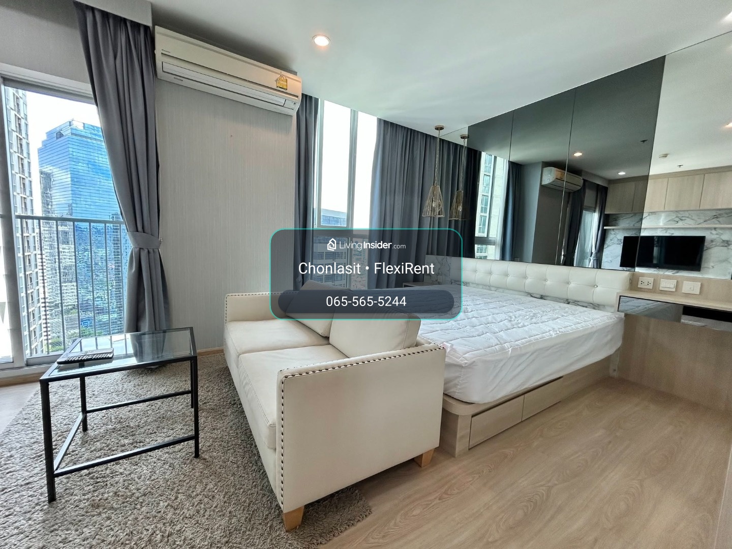 🏙️ Noble Revolve Ratchada, 2 bedrooms, 54 sq.m., 31st floor, ready to move in. Next to MRT Thailand Cultural Centre station, near Central Rama 9. – รูปที่ 3