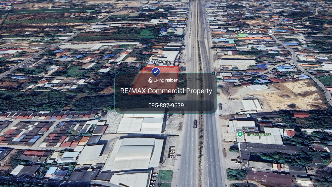 ขายที่ดิน ติดริมถนนพหลโยธิน ย่านตลาดสลกบาตร จ.กำแพงเพชร – รูปที่ 3