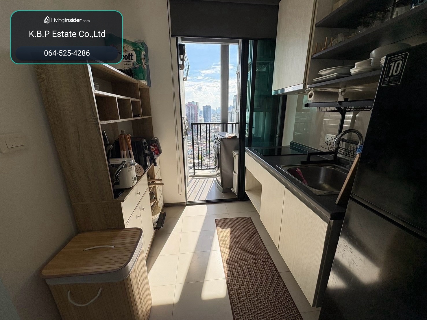 🏡 ให้เช่าคอนโด The Base Park West (T77) – เฟอร์นิเจอร์ครบ พร้อมเข้าอยู่ – รูปที่ 4
