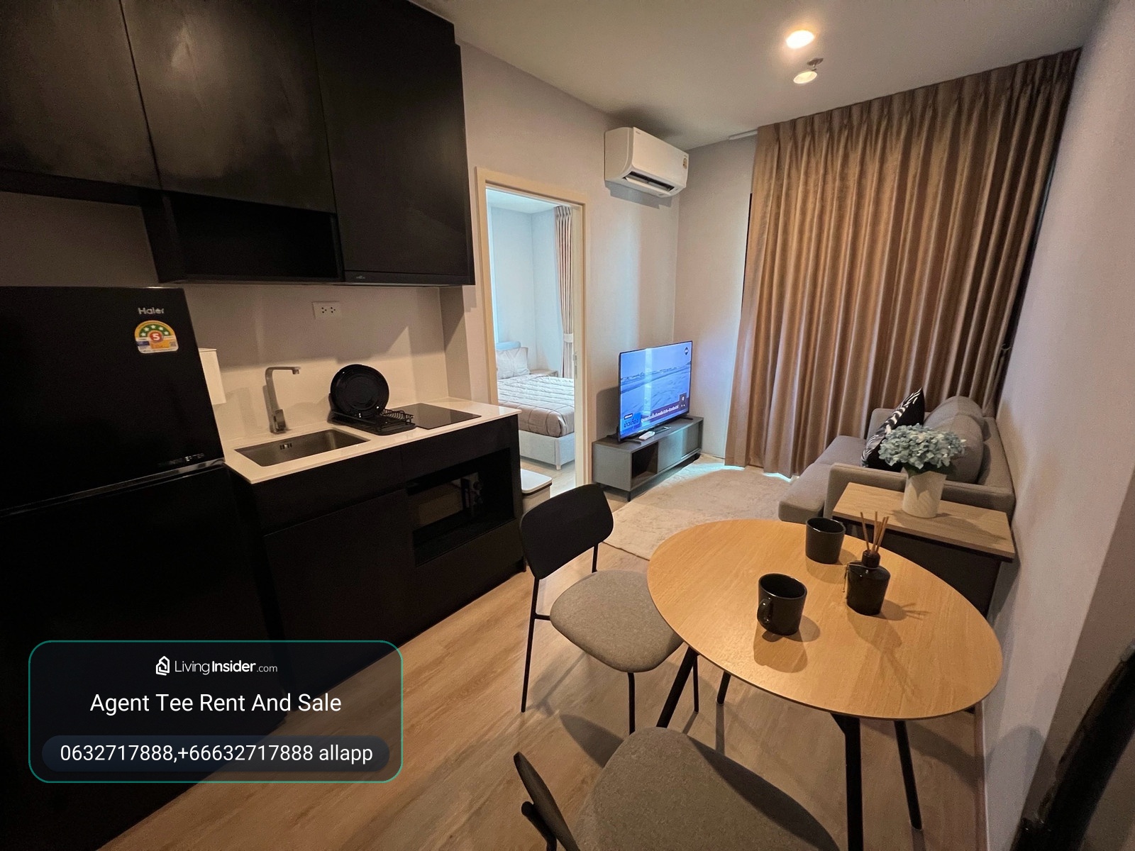 noble nue district r9 for rent 1bed 18,999 bath Have Clip room / Exclusive agentCo-Agent Welcom 0632717888 linephone whatapp wechat – รูปที่ 4