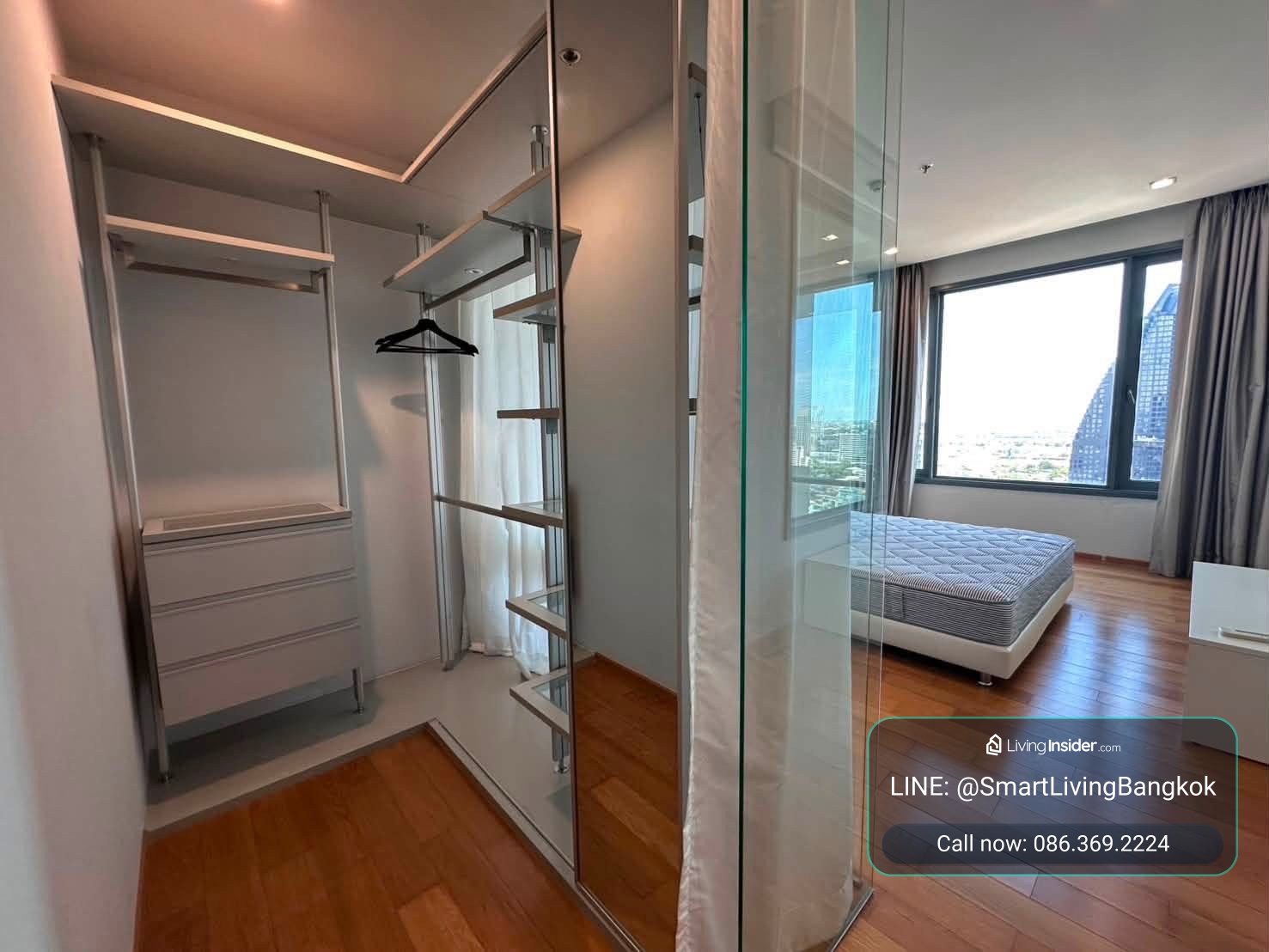 Luxury condo for sale and rent, duplex room (Duplex 2 floors), clear ceiling height of 6.24 meters! 2 bedrooms (81 sq m.), very private, Sukhumvit location, near BTS Thonglor. – รูปที่ 4
