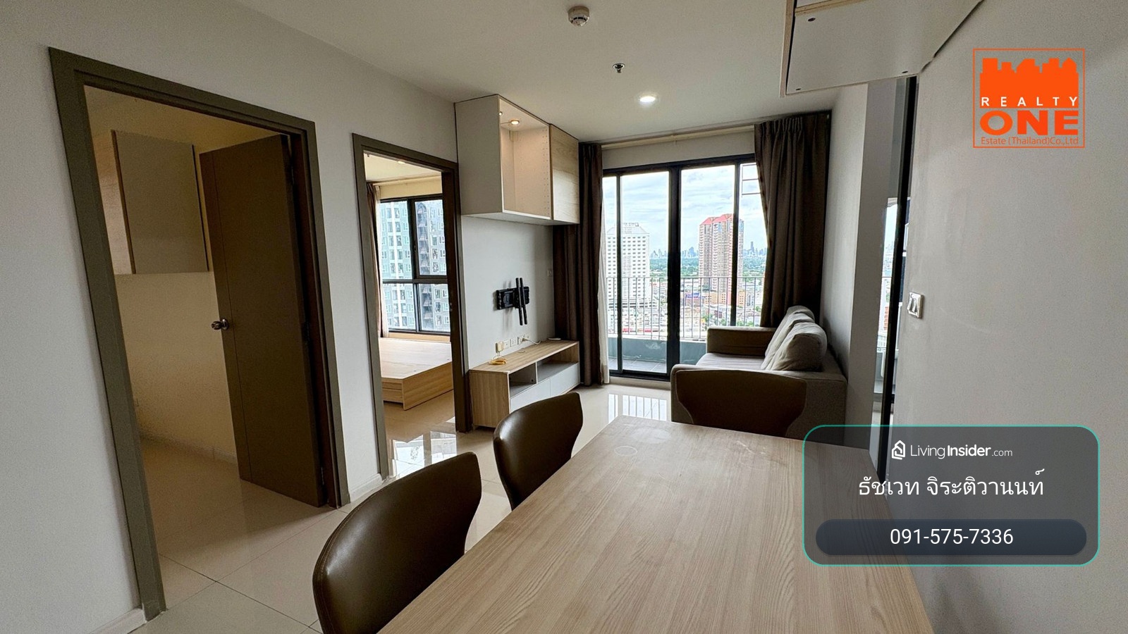 ขายคอนโด Ideo O2 (ไอดิโอ โอทู) บางนา 2 ห้องนอน ห้องมุม ชั้นสูง วิวสวย บรรยากาศส่วนตัว! – รูปที่ 3