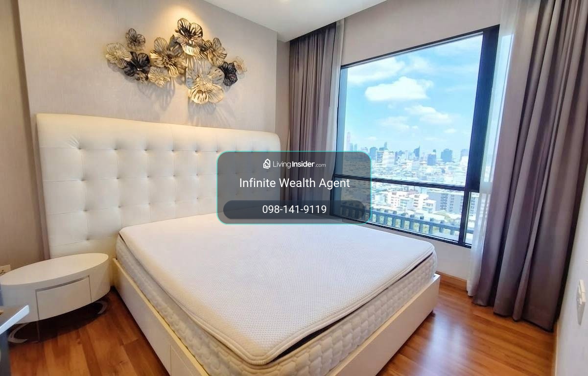 ⚡ราคาต่อรองได้! | Ivy Ampio 1นอน 44ตรม. ชั้นสูง เฟอร์ครบ | เช่า 24,000/ด. | ✨ห้องหรูใจกลางรัชดา ดีลคุ้มสุด ทักด่วน นัดชมห้องฟรี! – รูปที่ 2