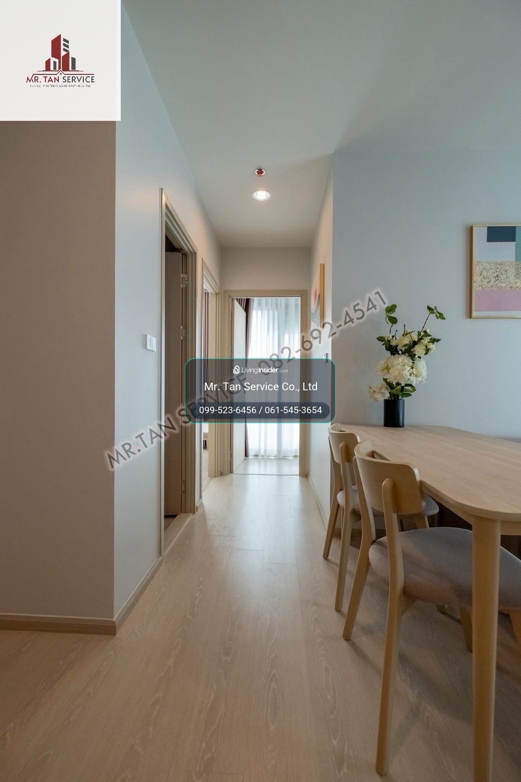 ให้เช่า / For Rent:  ((66.5 ตรม)) 2 ห้องนอน 2 ห้องน้ำ + 1 ห้องทำงาน (ปรับเป็นห้องนอนที่ 3 ได้) Noble Nue Mega Plus Bangna  – รูปที่ 4