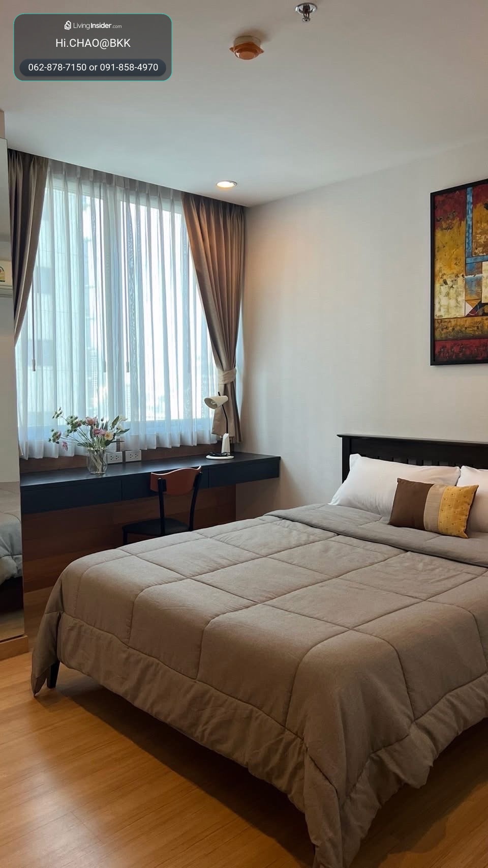 🚩The Rajdamri Condo - FULLY FURNISHED | Lumphini and Pathum Wan area. Close to BTS Rajdamri by walk. Central Embassy and Central Chidlom. Near RC In and Mulberry House – รูปที่ 4
