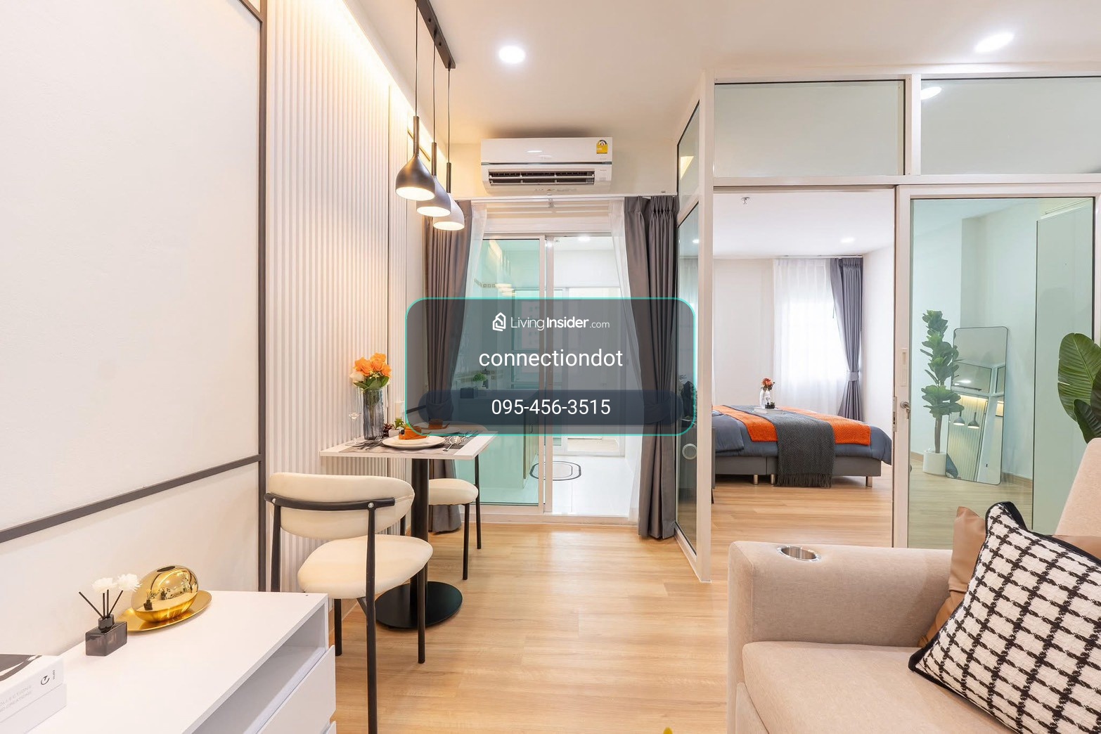 ✨ห้องใหญ่ 𝟰𝟯ตร.ม. ||🚝 เดินถึง 𝙈𝙍𝙏 ห้วยขวาง 🤩 ใกล้แหล่งงาน เดินทางสะดวก      – รูปที่ 2