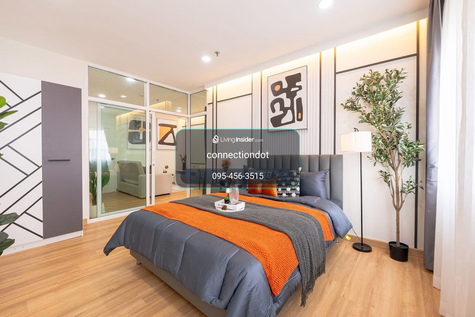 ✨ห้องใหญ่ 𝟰𝟯ตร.ม. ||🚝 เดินถึง 𝙈𝙍𝙏 ห้วยขวาง 🤩 ใกล้แหล่งงาน เดินทางสะดวก      – รูปที่ 4