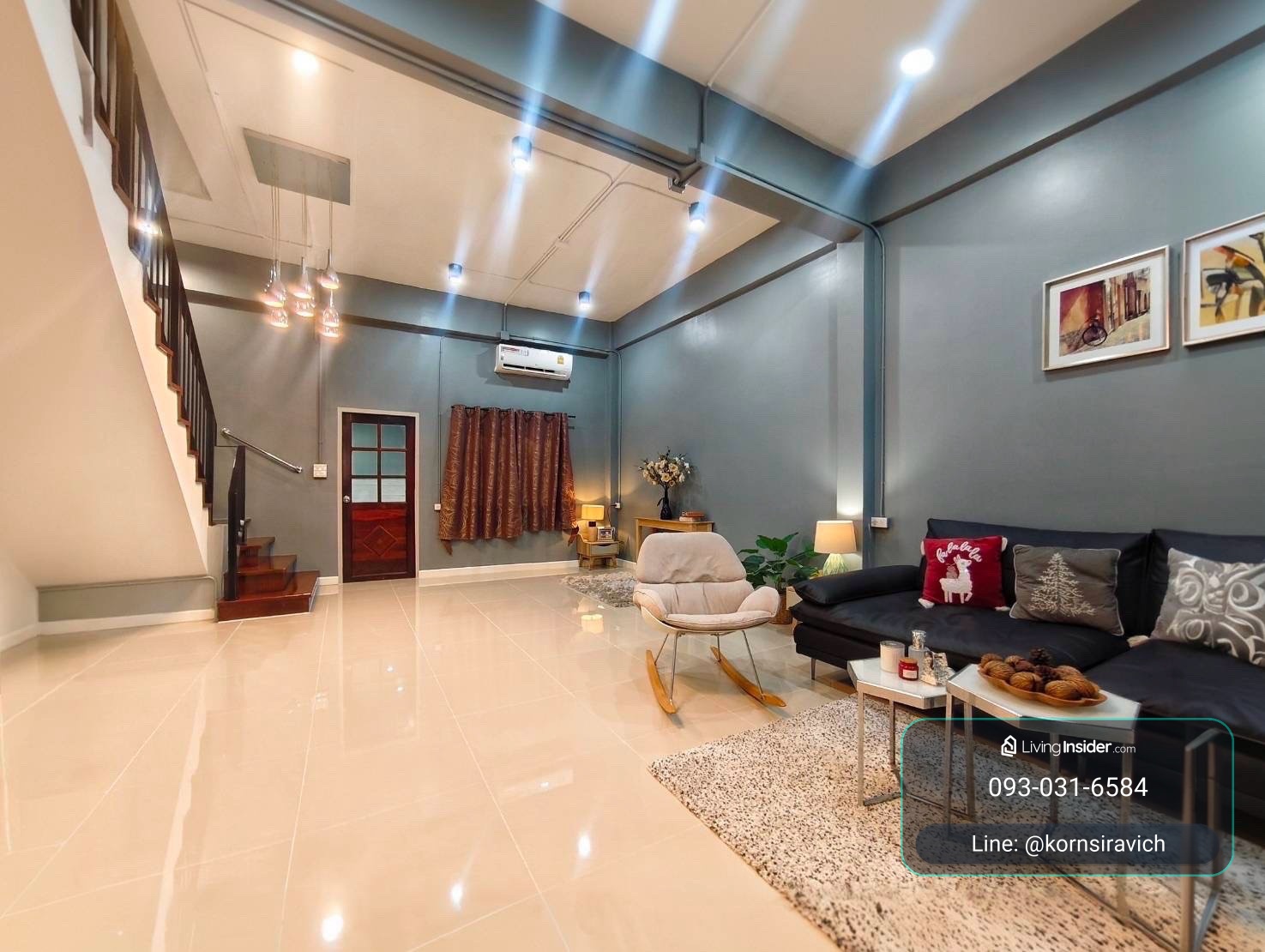ให้เช่า ทาวน์โฮม ห้าแยกลาดพร้าว MRT พหลโยธิน 800 เมตร – รูปที่ 3