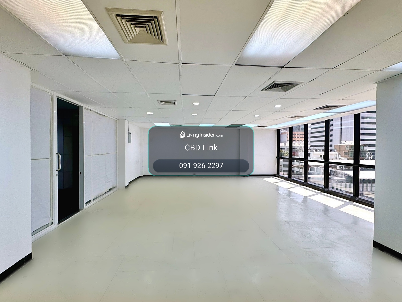 Office ติด BTS ชิดลม, เปิดแอร์ได้ 24 ชม., มี café, ร้านค้า ในตึก  – รูปที่ 2