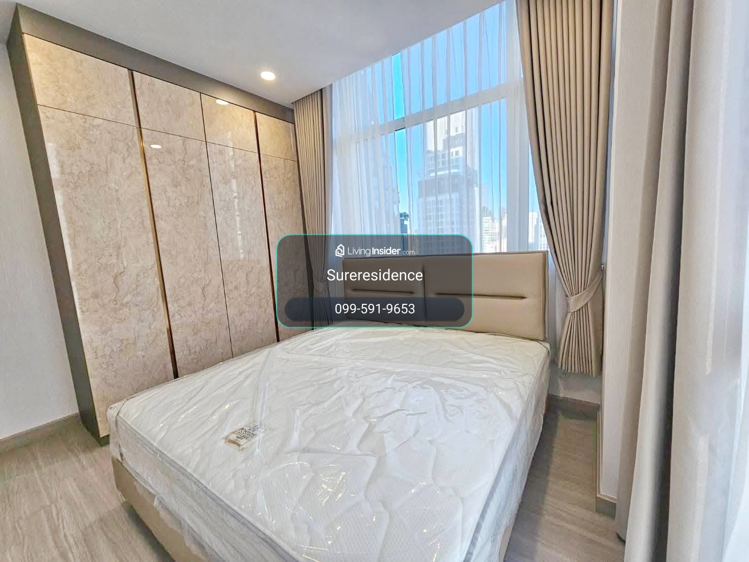 9826♛Condo for rent, 2 bedrooms♙Supalai Premier Si Phraya - Sam Yan♜MRT Sam Yan∞099-5919653,065-9423251🜲Line@sureresidence – รูปที่ 2