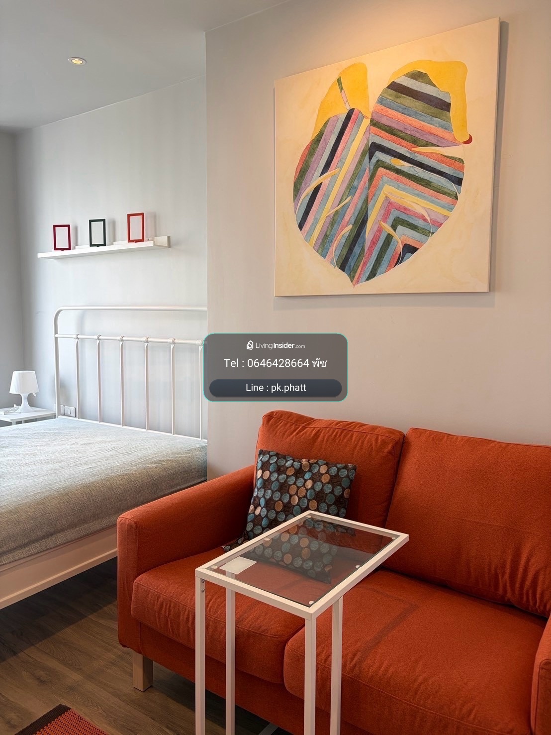 If youre still looking for a room that “It already looks expensive” but the rent isnt too high...this room might be the answer. 👀Tel.064-542-8664 – รูปที่ 2