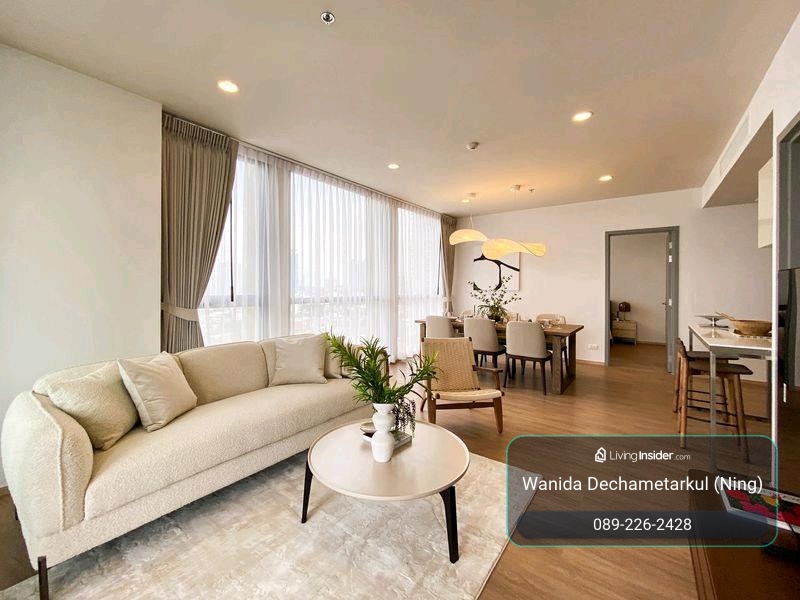 ให้เช่าคอนโดหรู The Issara Sathorn (ดิ อิสสระ สาทร) ห้องใหญ่ 89 ตร.ม. | 2 ห้องนอน | ใกล้ BTS ช่องนนทรี – รูปที่ 3