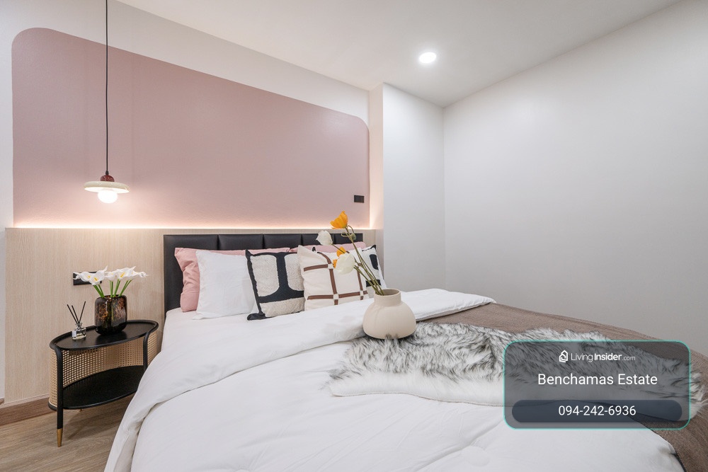 🔥Condo for sale, D.D. Tower, D.D. Tower, Ratchada-Pracha Songkhro location, near MRT Huai Khwang / Sutthisan, extra large room ✅High view – รูปที่ 4
