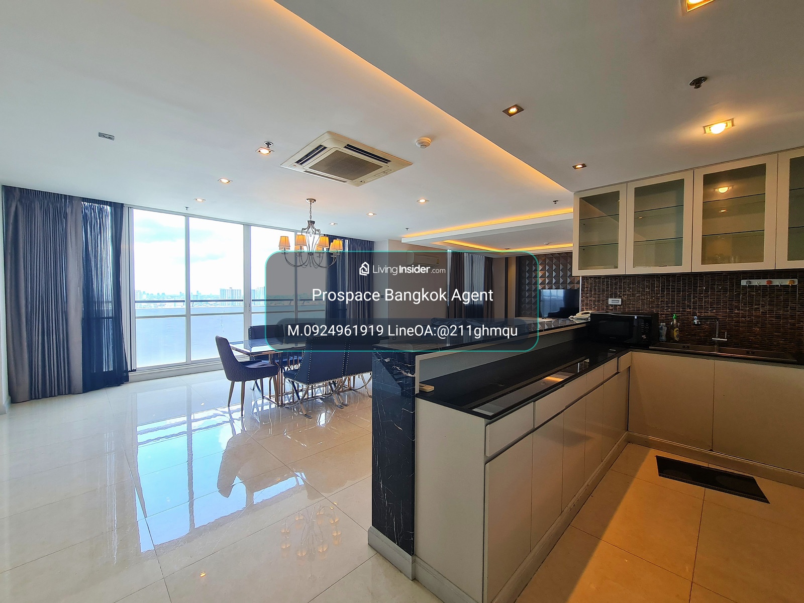 ให้เช่า Duplex Penthouse 3-ห้องนอน | The Four Wings Residence Srinakarin, ใกล้โรงพยาบาลสมิติเวช – รูปที่ 2