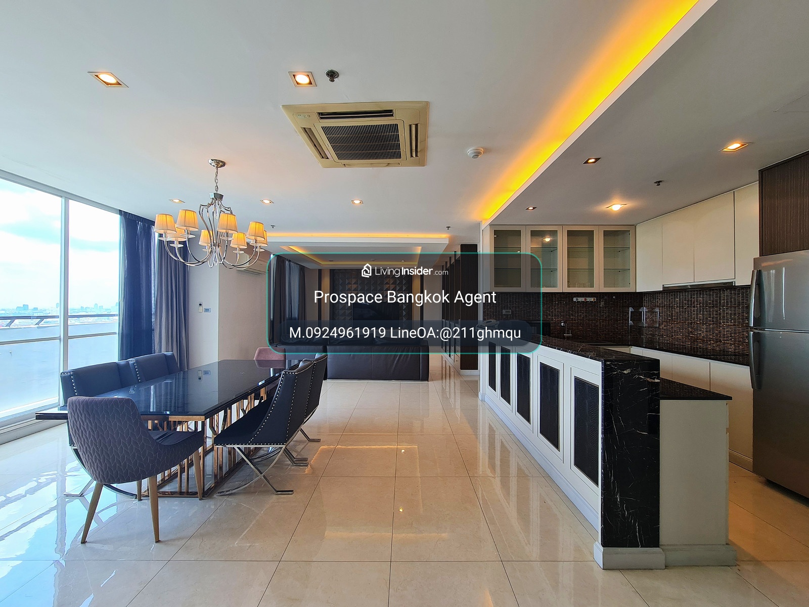 ให้เช่า Duplex Penthouse 3-ห้องนอน | The Four Wings Residence Srinakarin, ใกล้โรงพยาบาลสมิติเวช – รูปที่ 4