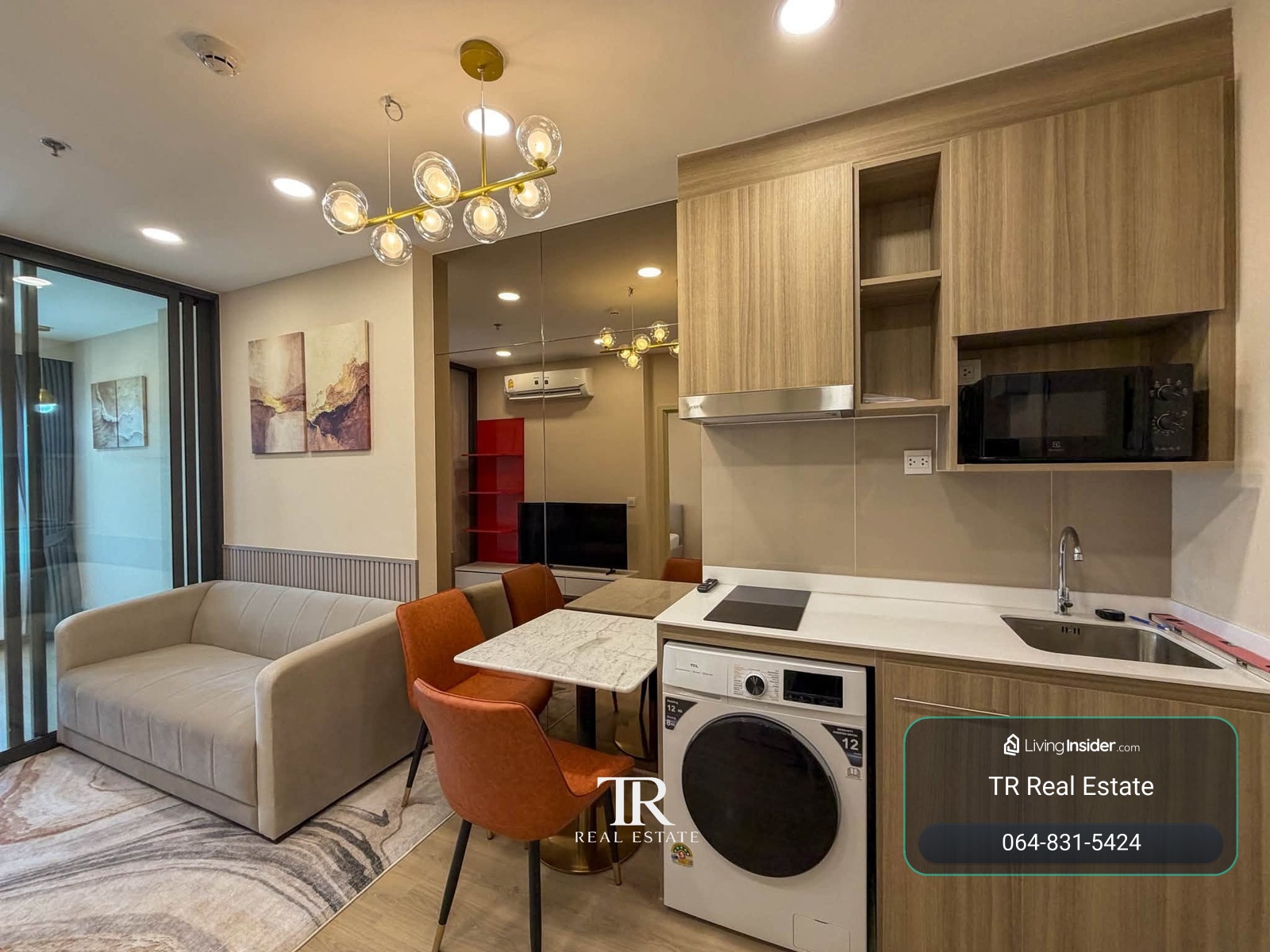 ให้เช่า  Life Rama 4 - Asoke ห้องแต่งใหม่ พร้อมเข้าอยู่ ตกแต่งครบทุกมุม – รูปที่ 3