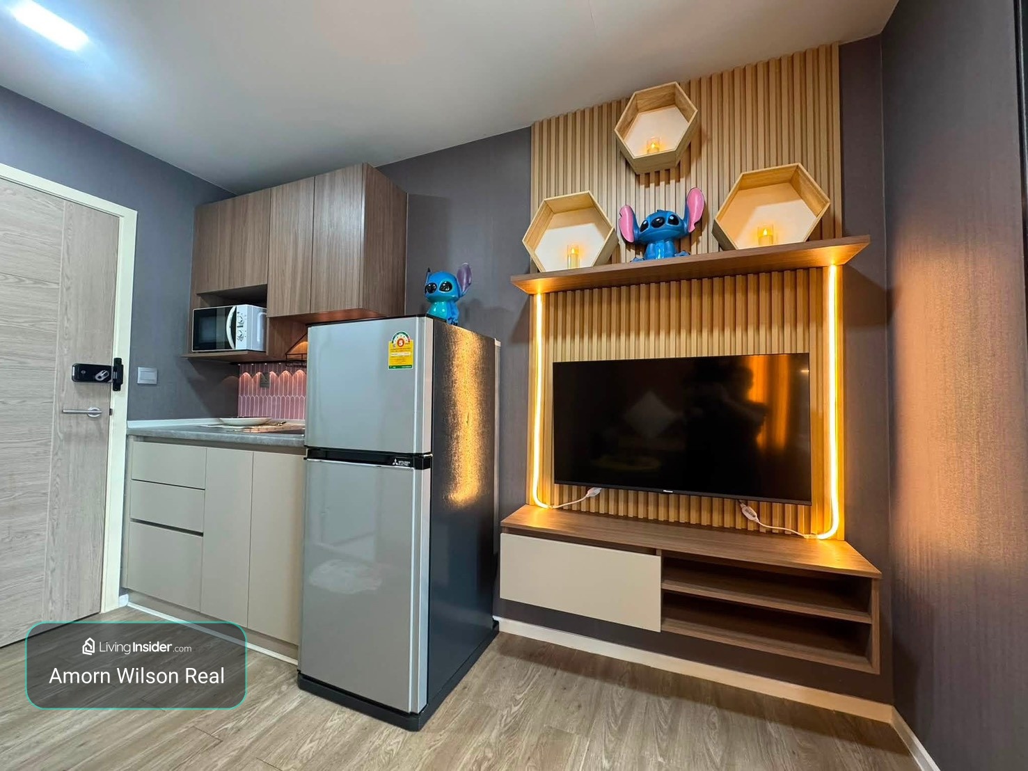 🏡✨ 𝗞𝗔𝗩𝗘 𝗧𝗢𝗪𝗡 𝗦𝗣𝗔𝗖𝗘  ตึก D ชั้น 2 ขนาด 25 ตร.ม. ใกล้ ม.กรุงเทพ พร้อมอยู่ 12,000 บาท – รูปที่ 4