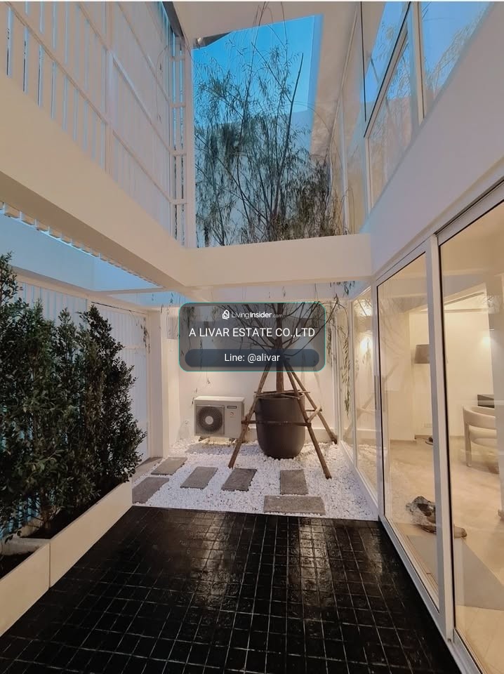 RH080026 Townhouse for rent, 3 floors, 3 bedrooms at Pridi Banomyong 42 (Sukhumvit 71), near BTS Phra Khanong, Ekkamai, Thonglor. – รูปที่ 2