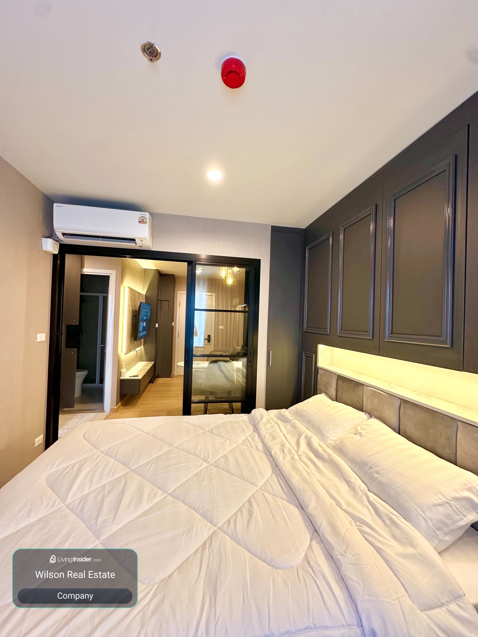 🏙️ For rent 𝗧𝗘𝗥𝗥𝗔 𝗥𝗘𝗦𝗜𝗗𝗘𝗡𝗖𝗘 | Next to Thammasat University, Rangsit | 30 sq m. | New room, Fully Furnished ✨ | Built-in washer-dryer – รูปที่ 3