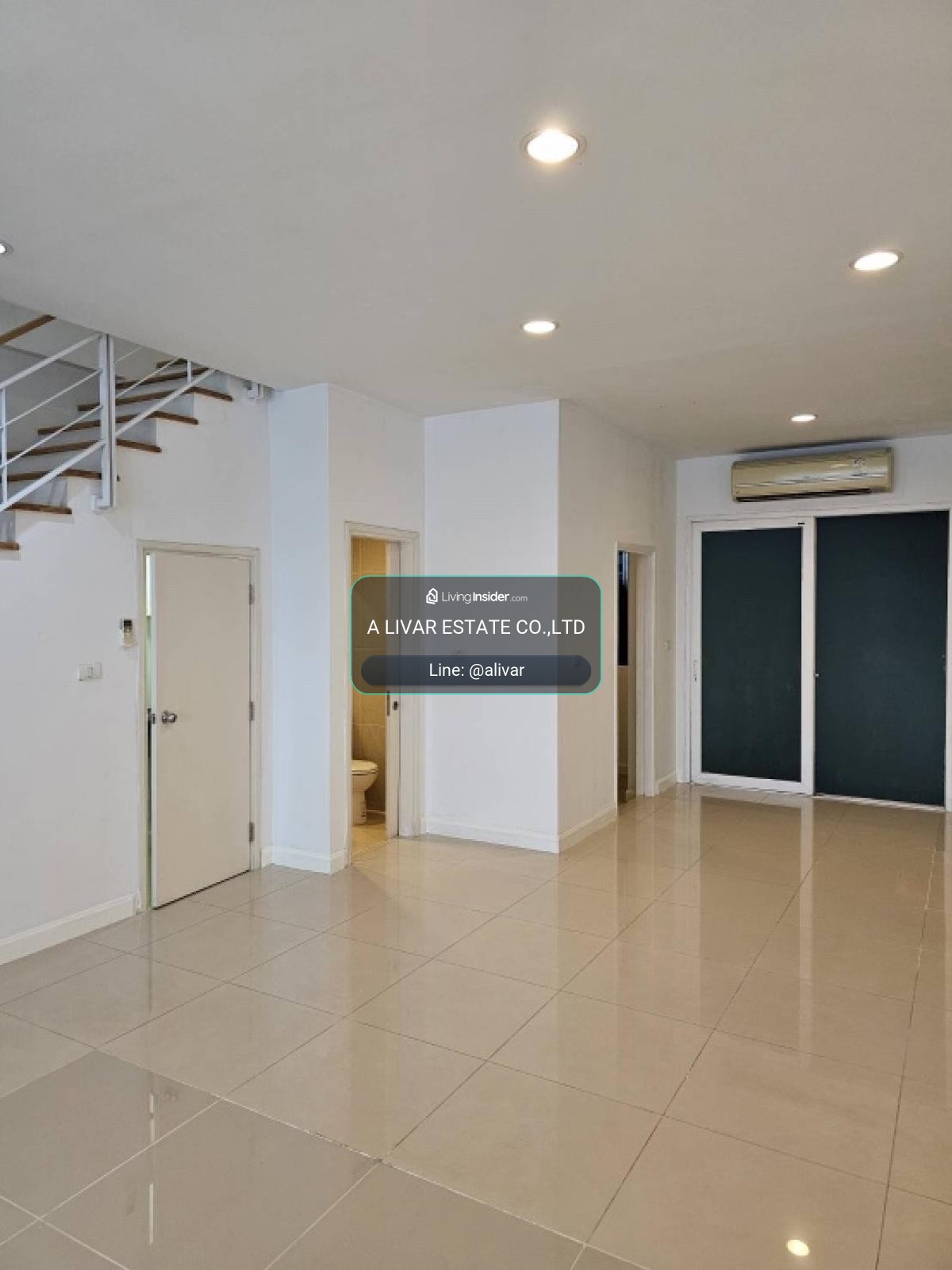 RH080626 Townhome for rent, 3 floors, 3 bedrooms, next to the road along the Ramindra-At Narong Expressway. Near the expressway entrance and exit point – รูปที่ 3