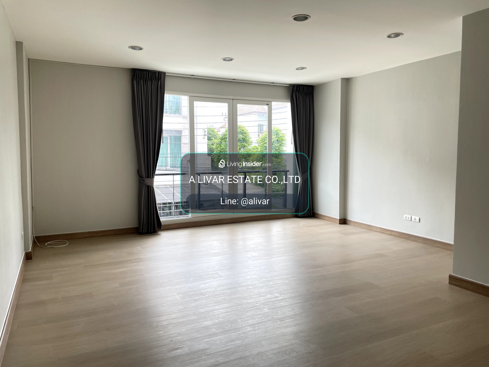 RH080626 Townhome for rent, 3 floors, 3 bedrooms, next to the road along the Ramindra-At Narong Expressway. Near the expressway entrance and exit point – รูปที่ 4