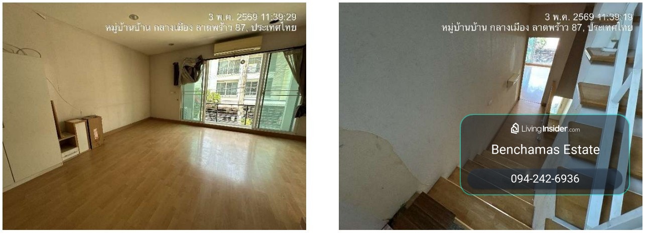 🔹ขาย ทาวน์โฮม/ทาวน์เฮ้าส์ Baan Klang Muang Ladprao 87 (บ้านกลางเมือง ลาดพร้าว 87)  ทำเลวังทองหลาง-ลาดพร้าว📍 รถไฟฟ้าสายสีเหลือง สถานีลาดพร้าว 83 – รูปที่ 4