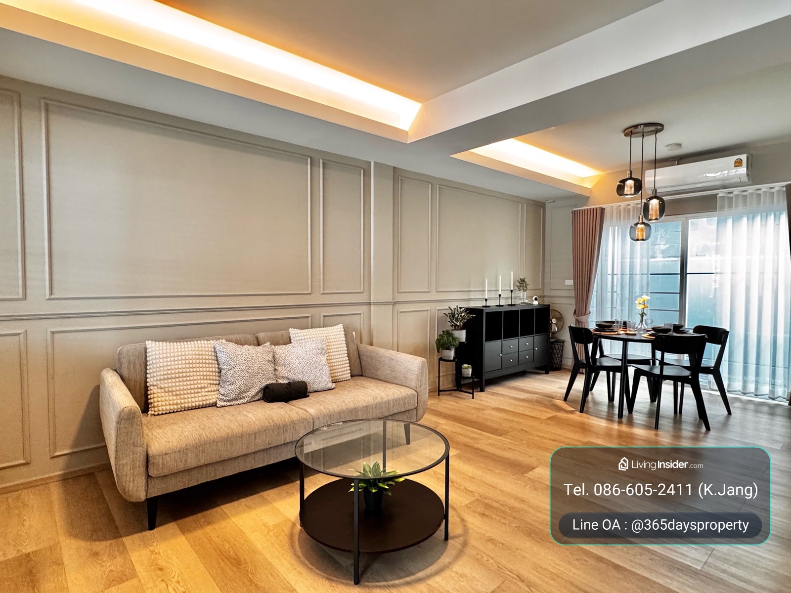 💥ForRent💥3Bed • Indy Bangna-Ramkhamhang2 🏡 Near Mega Bangna , Dulwich ‼️  Beautifully decorated 🌟 Ready to move in ‼️ Fully Furnished ✨ – รูปที่ 2