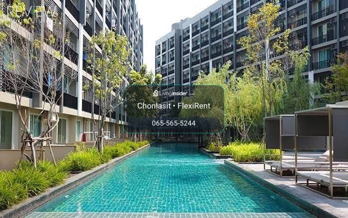 🚌 A Space Me Sukhumvit 77 | Shuttle Bus ถึง BTS อ่อนนุช ใกล้ MRT ศรีนุช พร้อมวิวสระว่ายน้ำ – รูปที่ 4