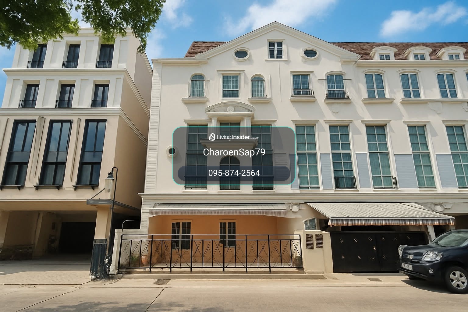 𝗙𝗼𝗿 𝗦𝗮𝗹𝗲 4-story luxury townhome for sale, Baan Klang Krung, Chalam Nimit, Charoen Krung, next to the main road. – รูปที่ 4