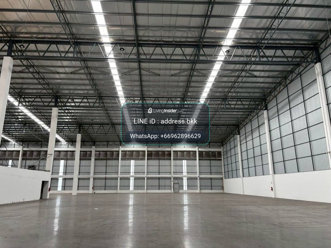 🏭 Factory / Warehouse for Rent | 1,987 SQ.M. | Free Zone📍 Bangna–Trad Road, KM. 20, Bang Phli, Samut Prakan💰 Rental Rate: THB 180/sq.m./month – รูปที่ 4