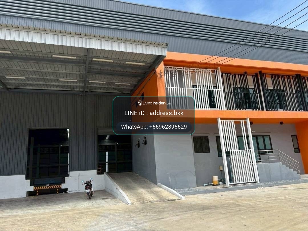 🏭 Factory / Warehouse for Rent | 1,987 SQ.M. | Free Zone📍 Bangna–Trad Road, KM. 20, Bang Phli, Samut Prakan💰 Rental Rate: THB 180/sq.m./month – รูปที่ 2