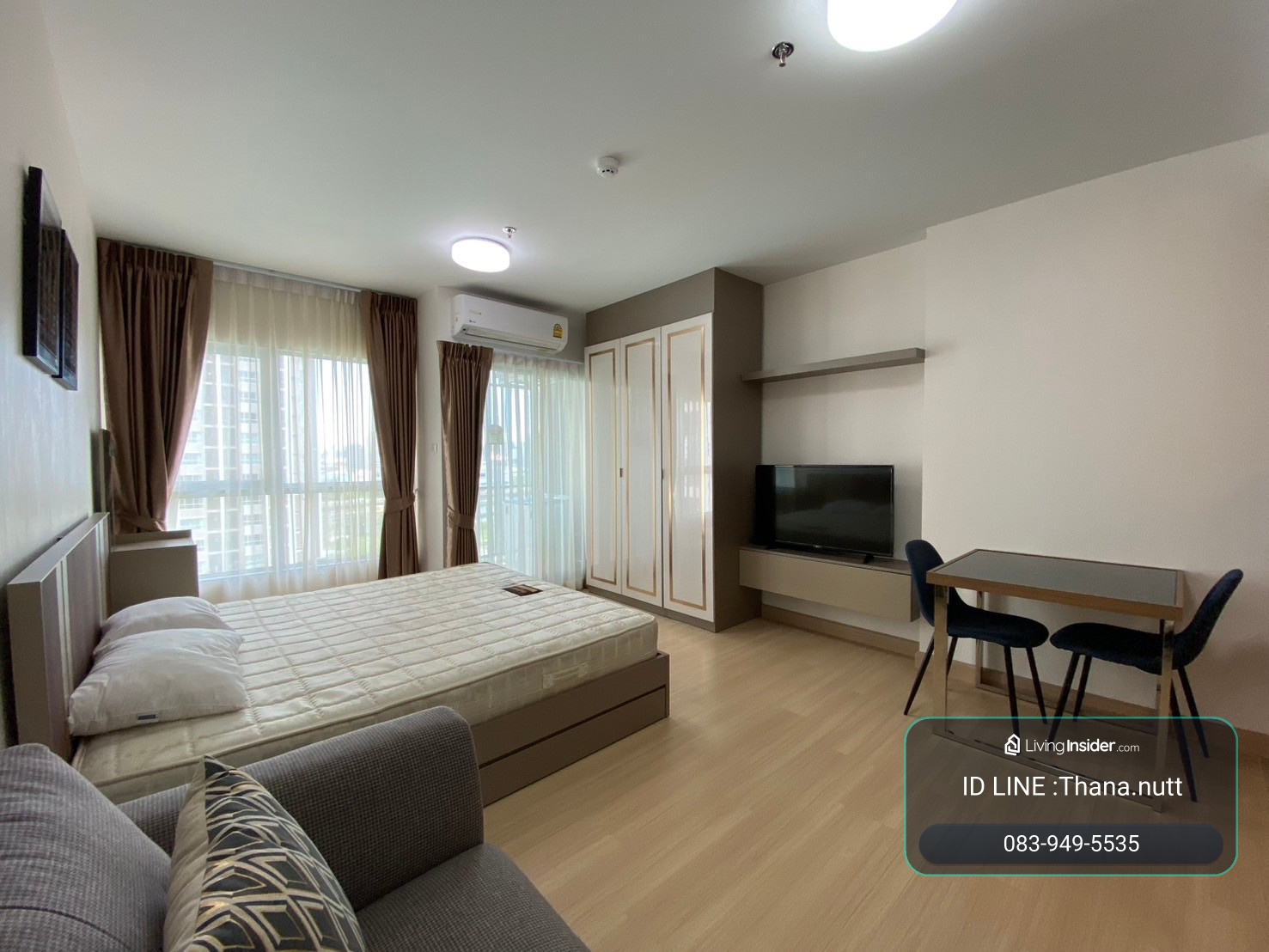 ให้เช่า ศุภาลัย เวอเรนด้า พระราม 9 - Studio-เข้าอยู่ 30 กย 69 – รูปที่ 2