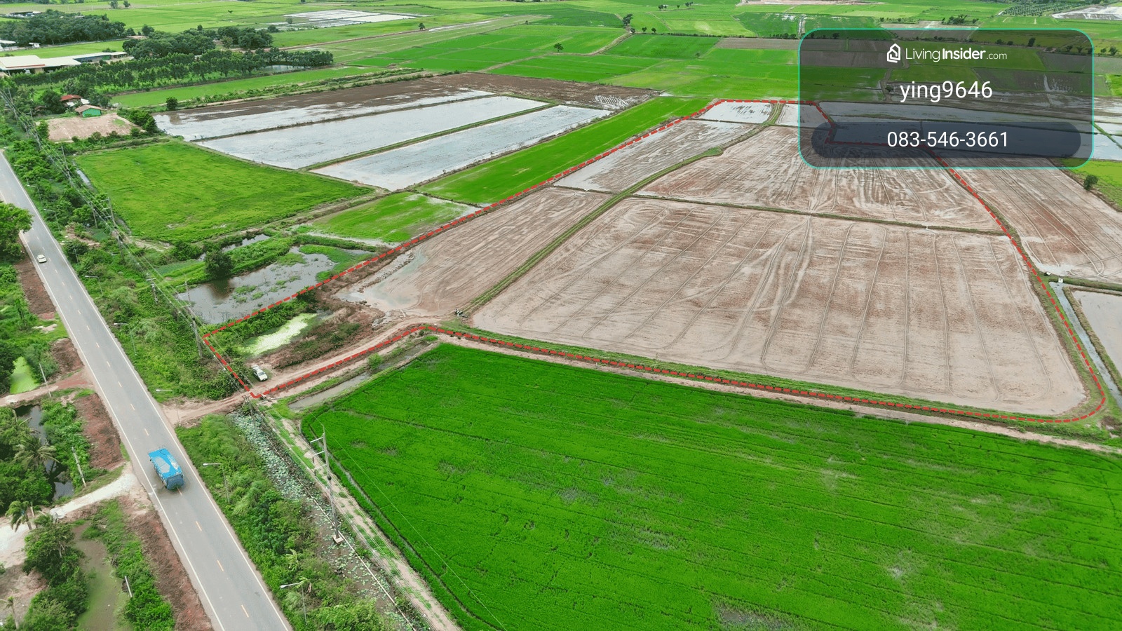 ขายที่ดิน 33 ไร่ ติดถนนบ้านสร้าง  วิวภูเขา บรรยาศธรรมชาติ ต.หนองยาว อ.พนมสารคาม จ.ฉะเชิงเทรา – รูปที่ 3