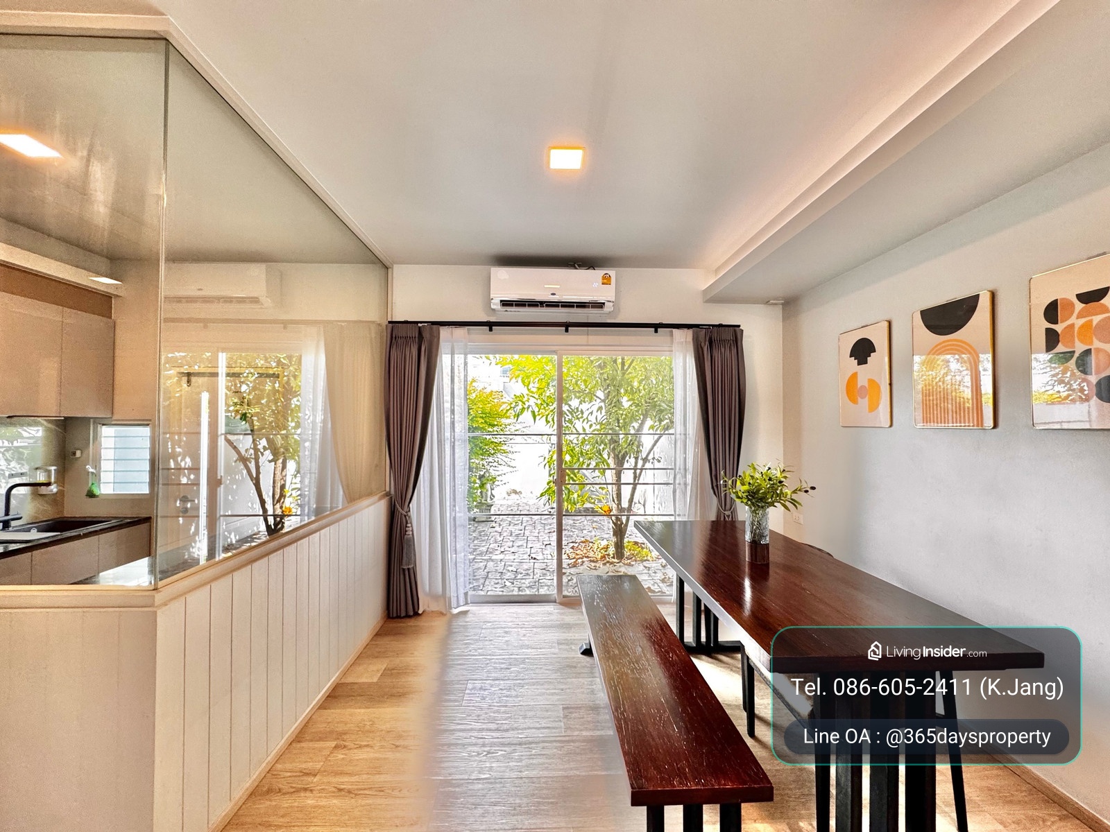 💥ForRent💥3Bed Duplex • Indy Bangna-Ramkhamhang 2 🏡 Near Mega Bangna, Dulwich 🚩 Corner House 🌟Private Garden 🌳Ready to move in ‼️ – รูปที่ 4