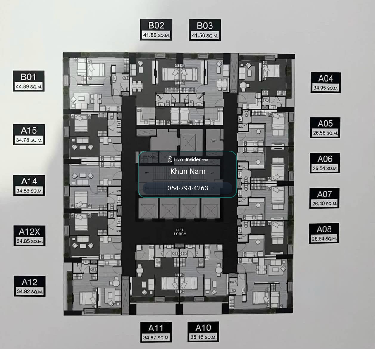 ขายด่วน Noble Around Ari 1bed plus ราคาดีที่สุดในโครงการ 42 ตร.ม. 5 ล้านกว่า 📲 𝟎𝟔𝟒-𝟕𝟗𝟒𝟒𝟐𝟔𝟑(คุณน้ำ)  – รูปที่ 3