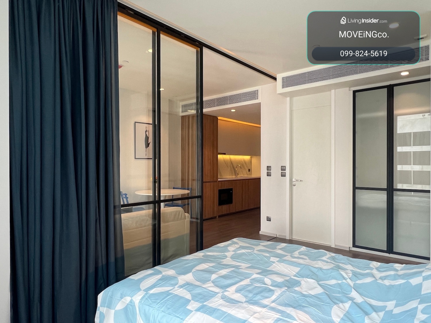 คอนโด 1 ห้องนอน ชั้นกลาง มีระเบียง เลี้ยงสัตว์ได้ กลางใจอโศก – รูปที่ 4