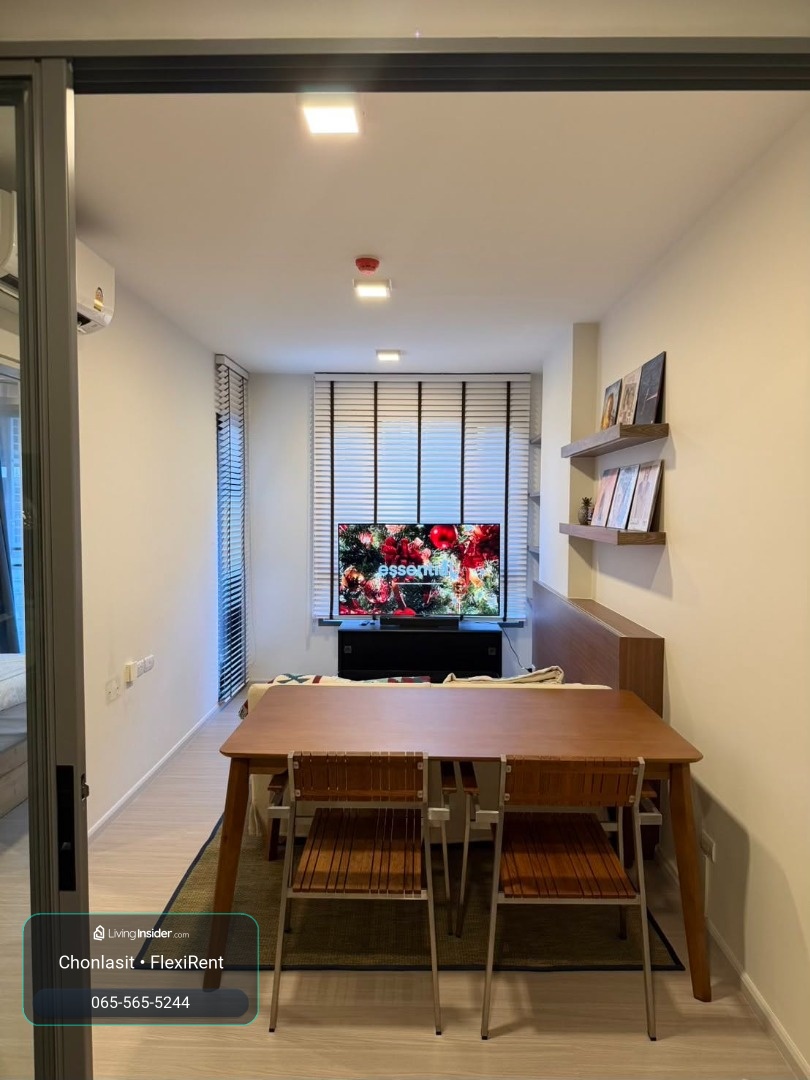🌿 Quintara Phume Sukhumvit 39 ห้อง 1 ห้องนอน 34.85 ตร.ม. เฟอร์นิเจอร์บิวท์อิน ใกล้ BTS พร้อมพงษ์ – รูปที่ 3