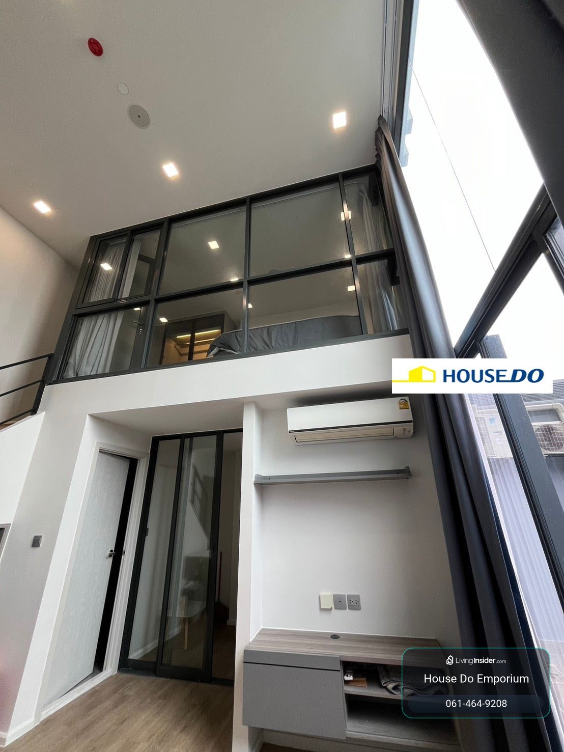 🏙️ขายด่วน! Modiz Rhyme Ramkhamhaeng (โมดิซ ไรห์ม รามคำแหง) Vertical Suite ห้องดีไซน์พิเศษสไตล์ Loft เพดานสูง – รูปที่ 2