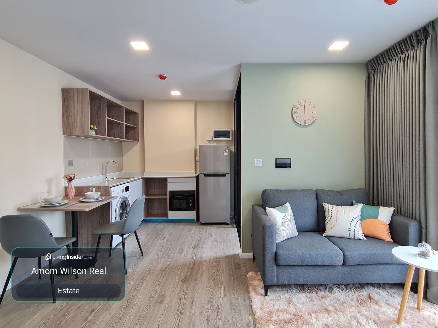 🏙️ ให้เช่า 𝗞𝗔𝗩𝗘 𝗧𝗢𝗪𝗡 𝗖𝗢𝗟𝗢𝗡𝗬 | 𝗖𝗢𝗥𝗡𝗘𝗥 𝗨𝗡𝗜𝗧 ✨ ห้องมุม 36 ตร.ม. | 1 ห้องนอน + 1 ห้องทำงาน | วิวสระว่ายน้ำ 🌊 – รูปที่ 4