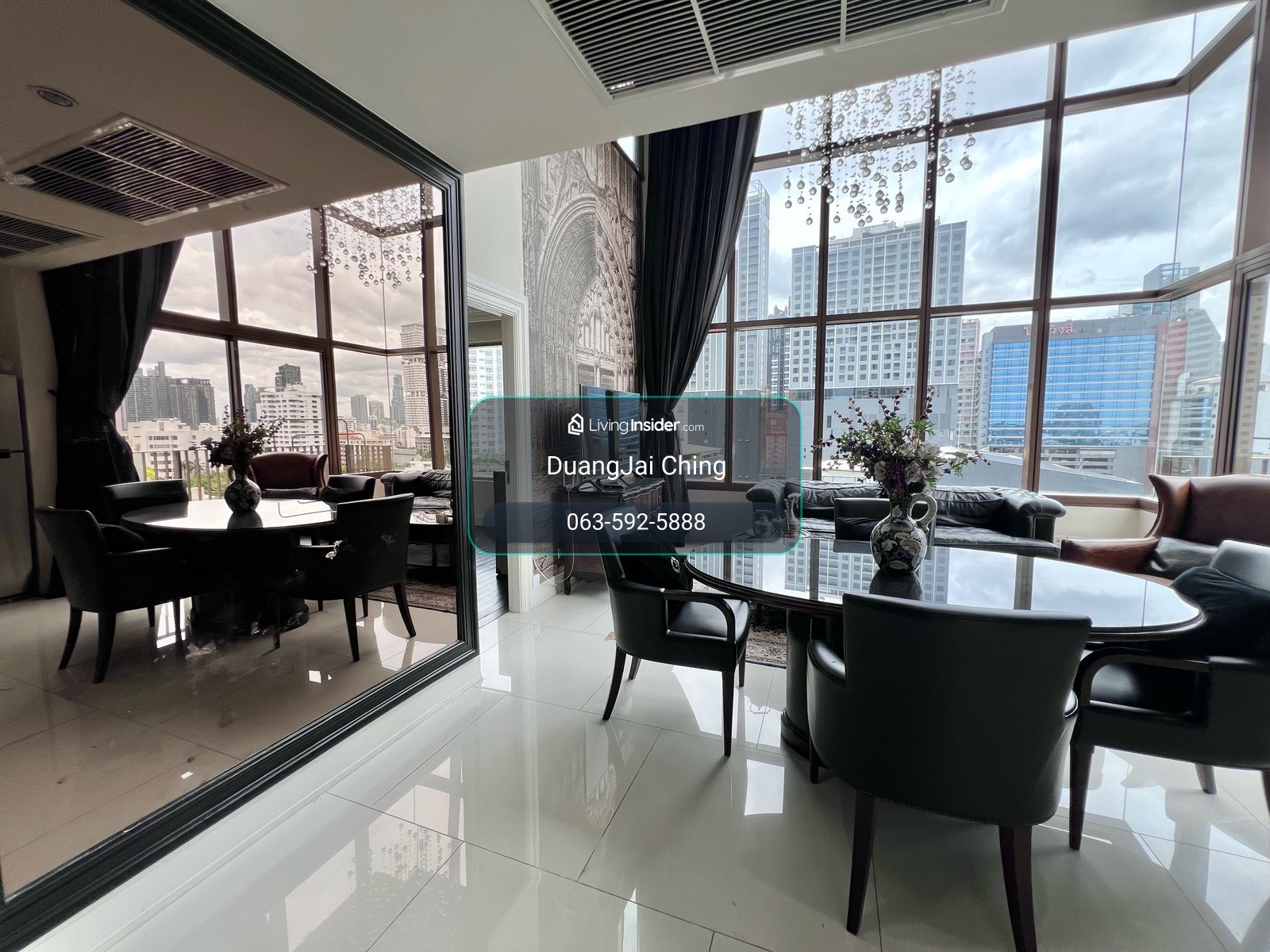 For Rent :The Emporio Place Duplex 2bed3bath 135sqm 110k/month Call:0635925888 – รูปที่ 2