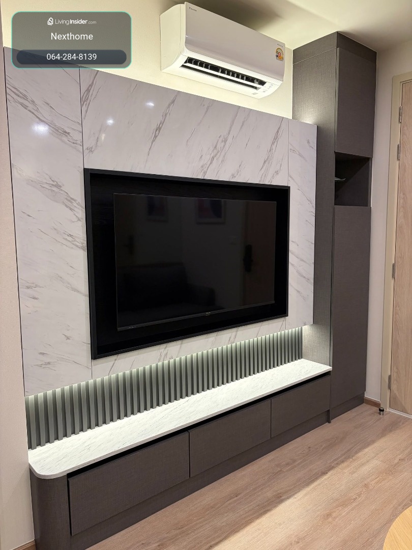 🔥ให้เช่าด่วน🔥 Nue District R9 ชั้น 15 วิวโล่ง ครัวปิด Built-in ทั้งห้อง ใกล้ MRT พระราม 9 – รูปที่ 3