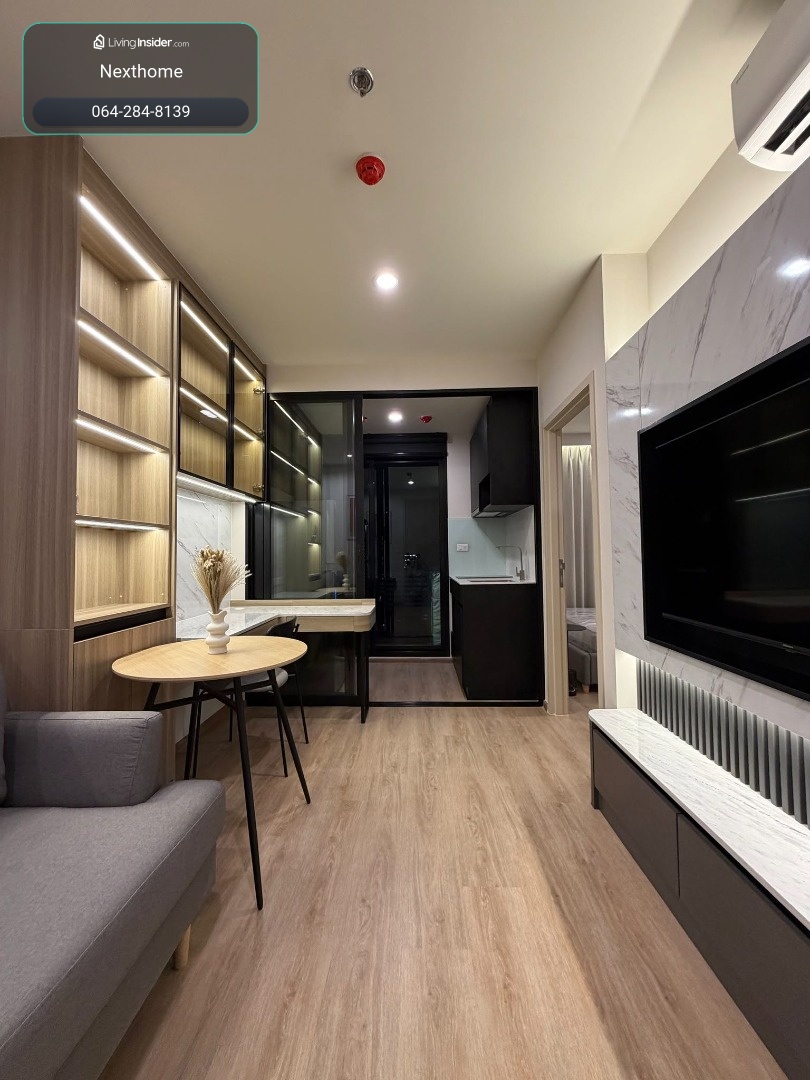 🔥ให้เช่าด่วน🔥 Nue District R9 ชั้น 15 วิวโล่ง ครัวปิด Built-in ทั้งห้อง ใกล้ MRT พระราม 9 – รูปที่ 2