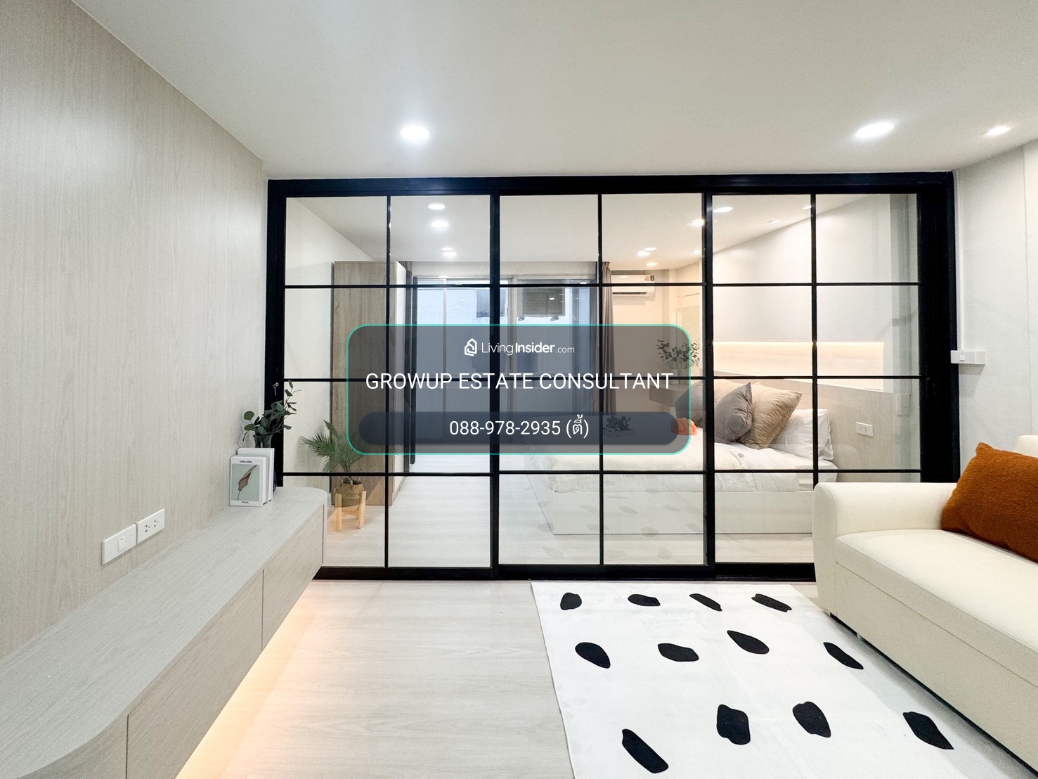 K-7119 🔥🔥 ห้องตกแต่งใหม่ พร้อมอยู่ โทนสว่าง  โครงการ city villa ลาดพร้าว 130 ติด BTS ลาดพร้าว 101 เพียง 500 เมตร – รูปที่ 4
